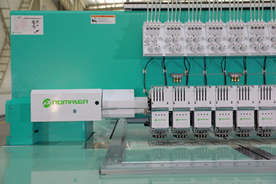  Machine à broder multitêtes plates série HS 