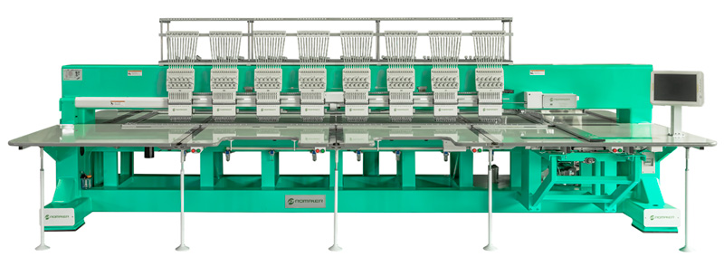  Machine à broder multitêtes plates série HM 