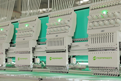  Machine à broder multitêtes plates série HM 