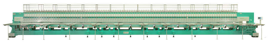  Machine à broder multitêtes plates série DE 