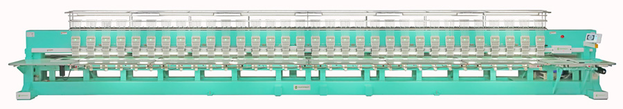  Machine à broder multitêtes plates série HE 